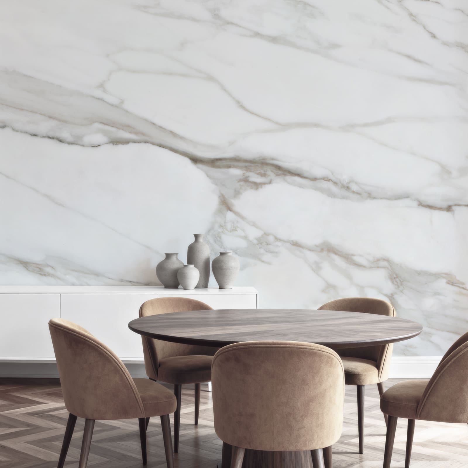 White marble with brown veins White marble with brown veins