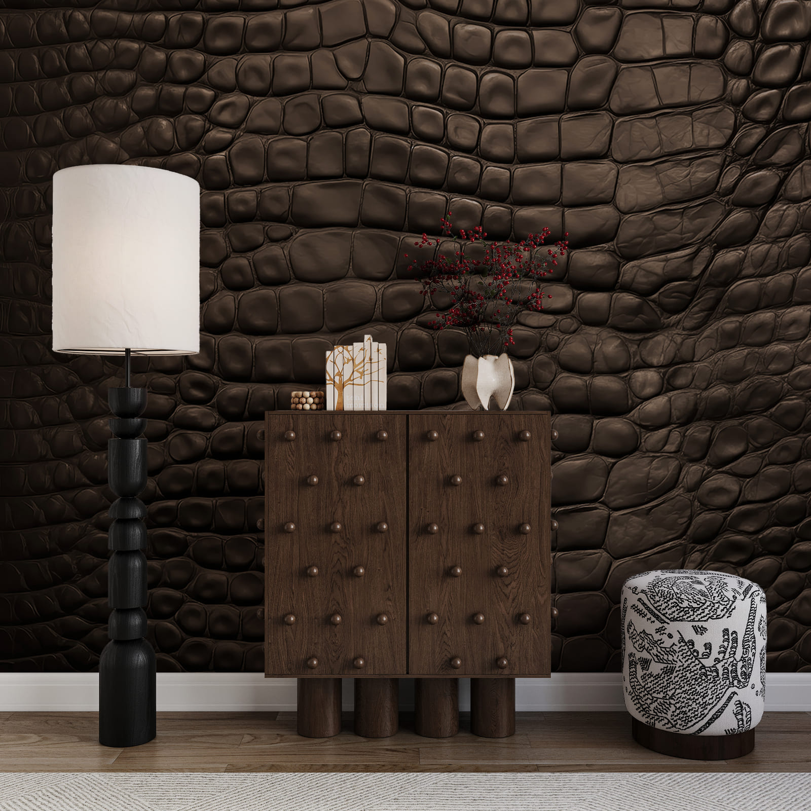 - Elegant dark textured surface - Elegant dark textured surface