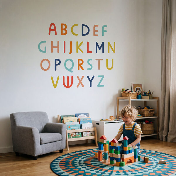 Wall mural Group of colorful letters (SKU: t00749v1) Wall mural Wall mural Group of colorful letters (SKU: t00749v1)