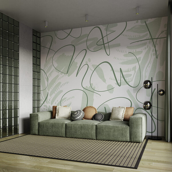 Wall mural Strokes of nature and creativity (SKU: w03913v3) Wall mural Wall mural Strokes of nature and creativity (SKU: w03913v3)