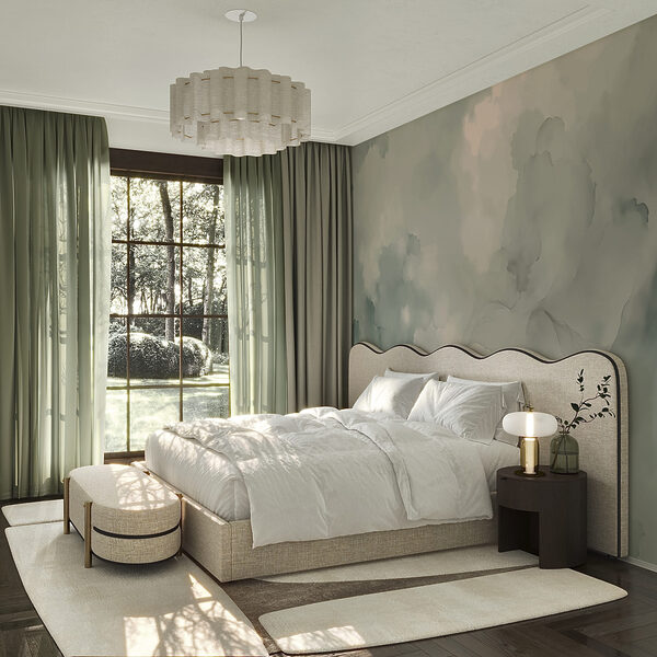 Soft, swirling clouds in muted tones