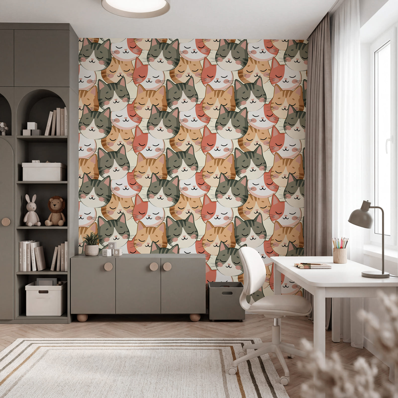Pattern of cats Pattern of cats