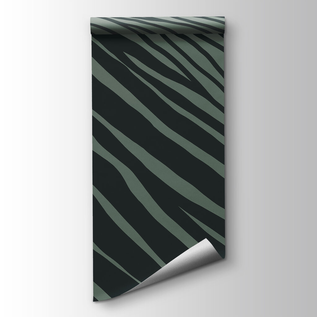 Black and white lines on a green background