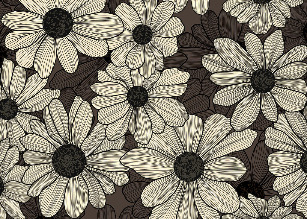 Floral patterns in soft tones