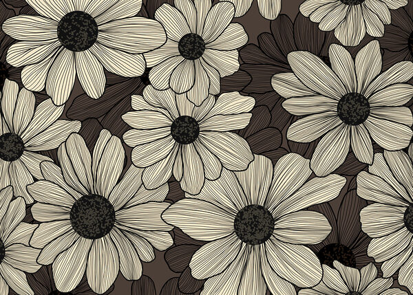 Floral patterns in soft tones