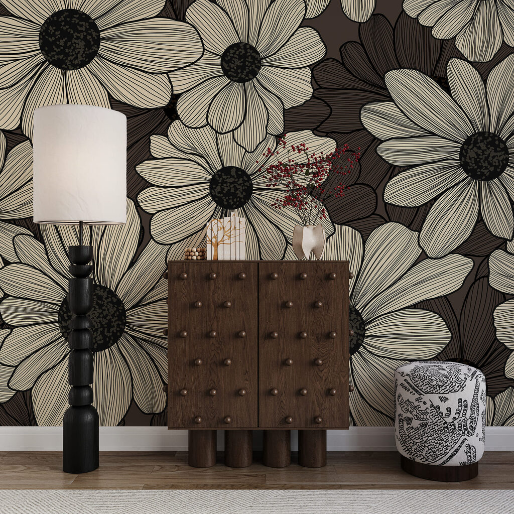 Floral patterns in soft tones