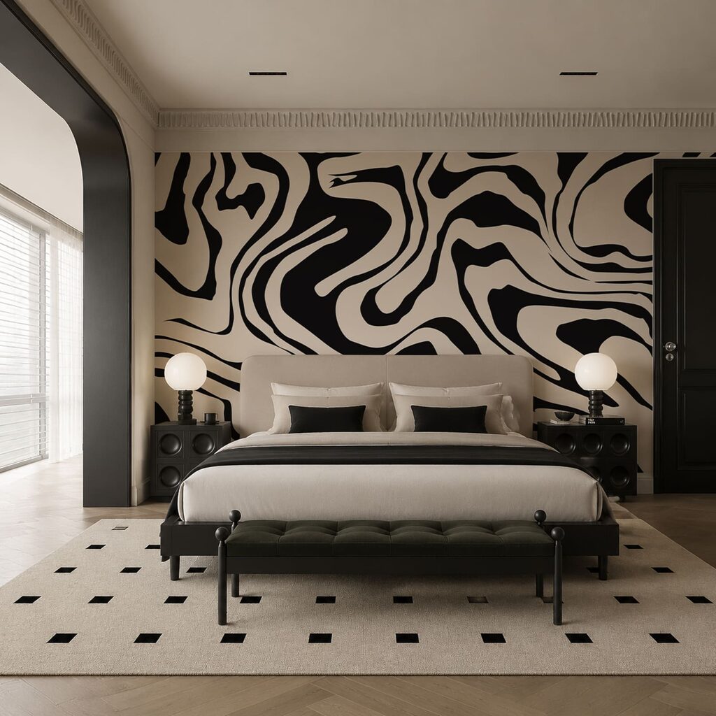 Black and white pattern Black and white pattern