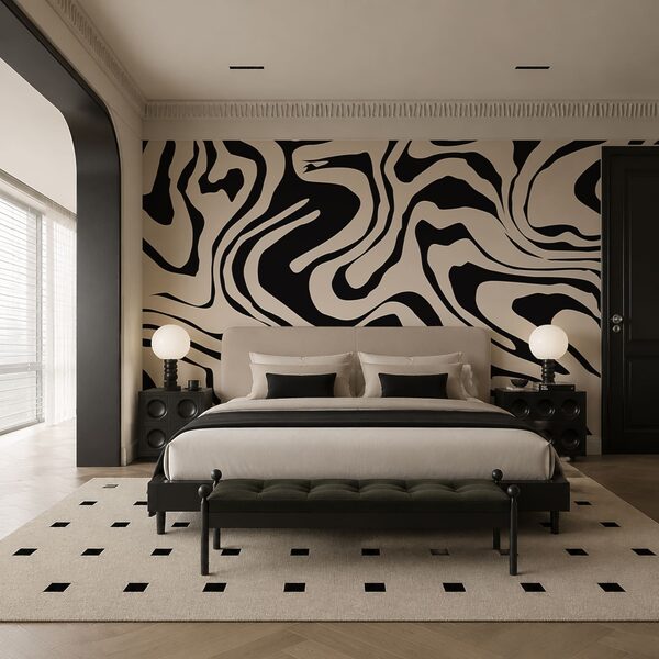Black and white pattern Black and white pattern
