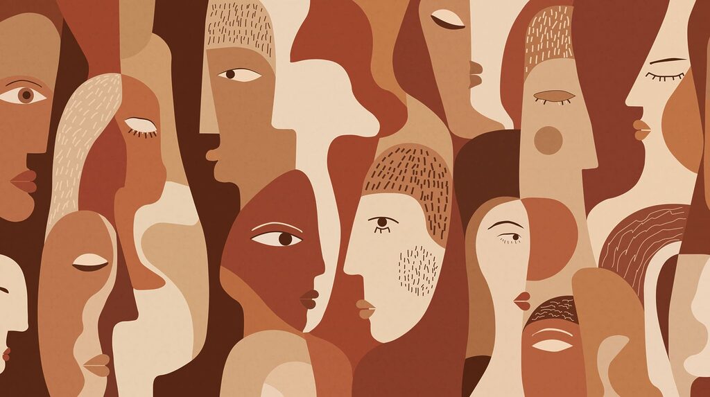 Group of people's faces