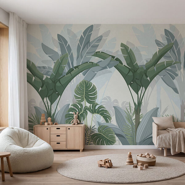 Group of plants in a forest