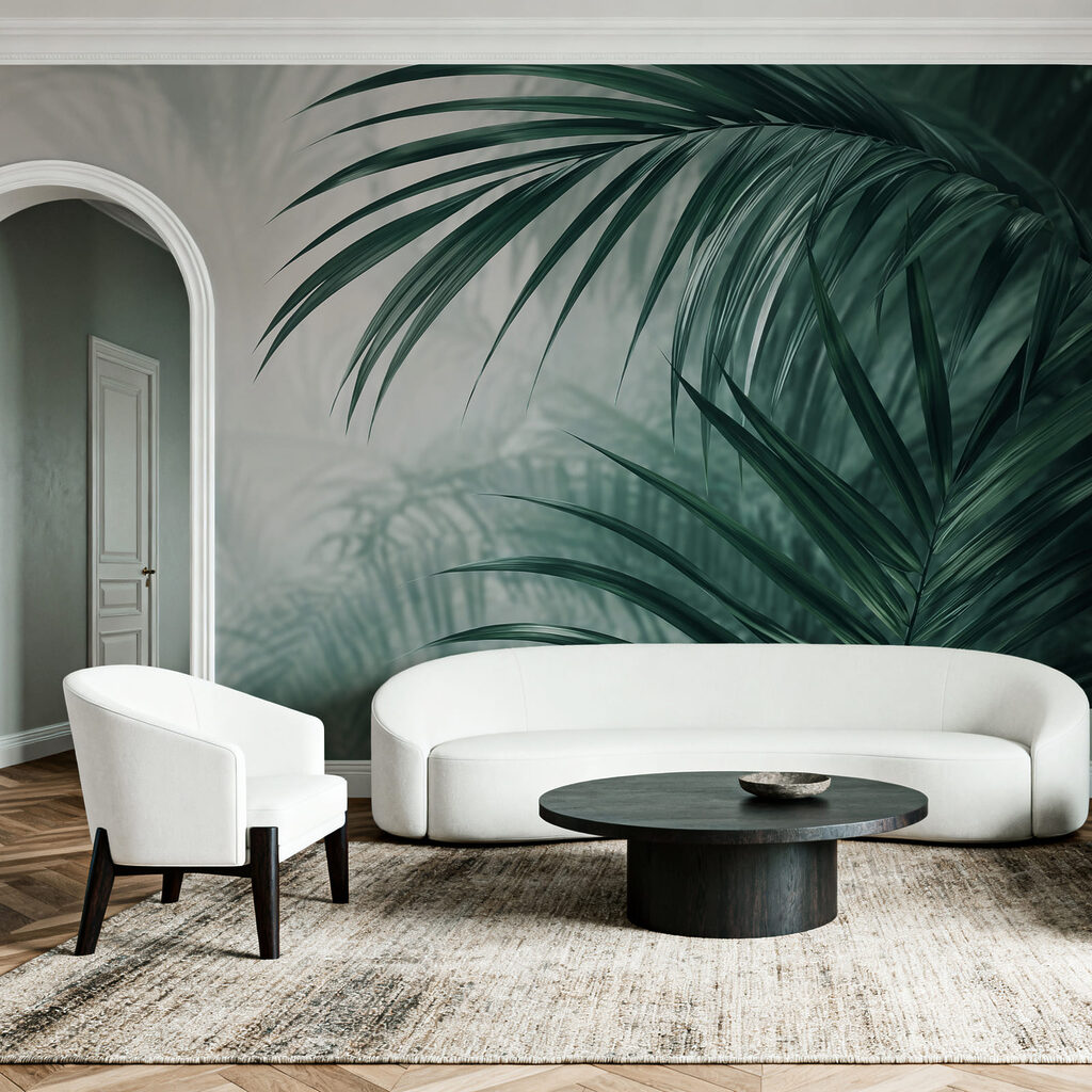 Fresh foliage in a serene setting Fresh foliage in a serene setting