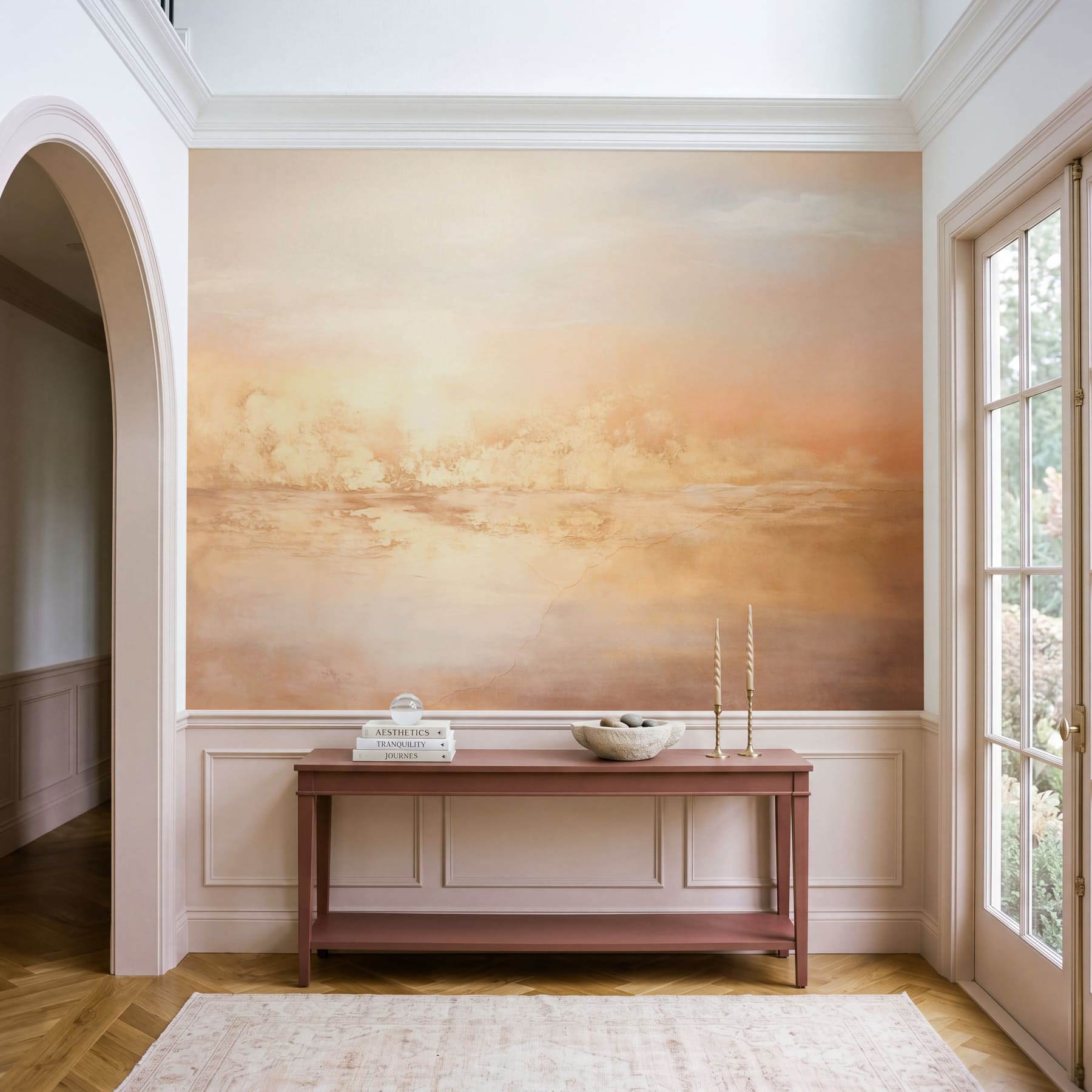 Painting of a desert landscape