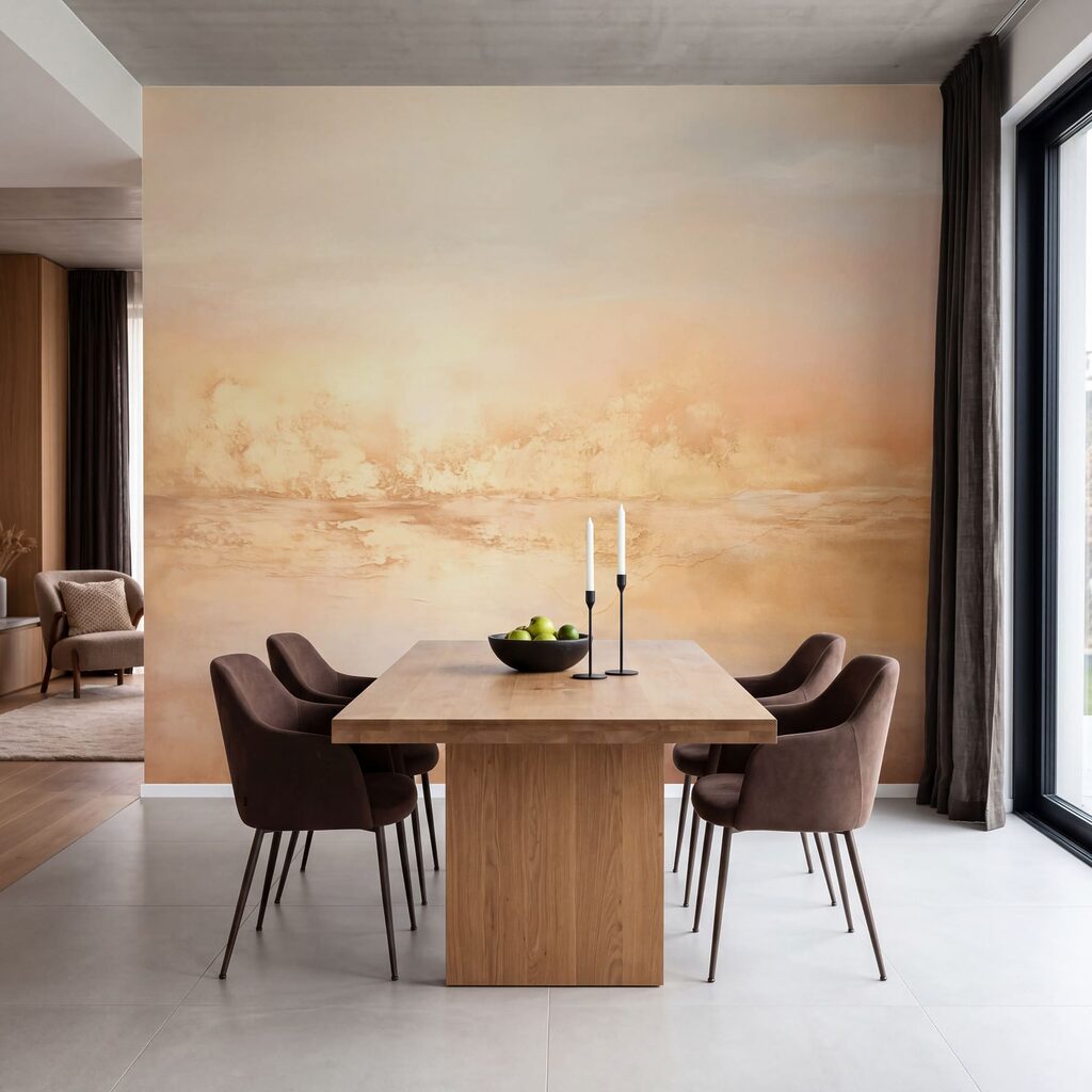 Painting of a desert landscape