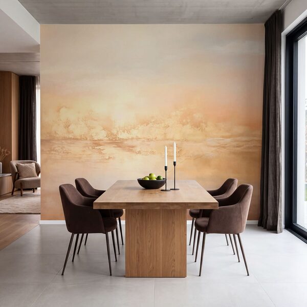 Painting of a desert landscape