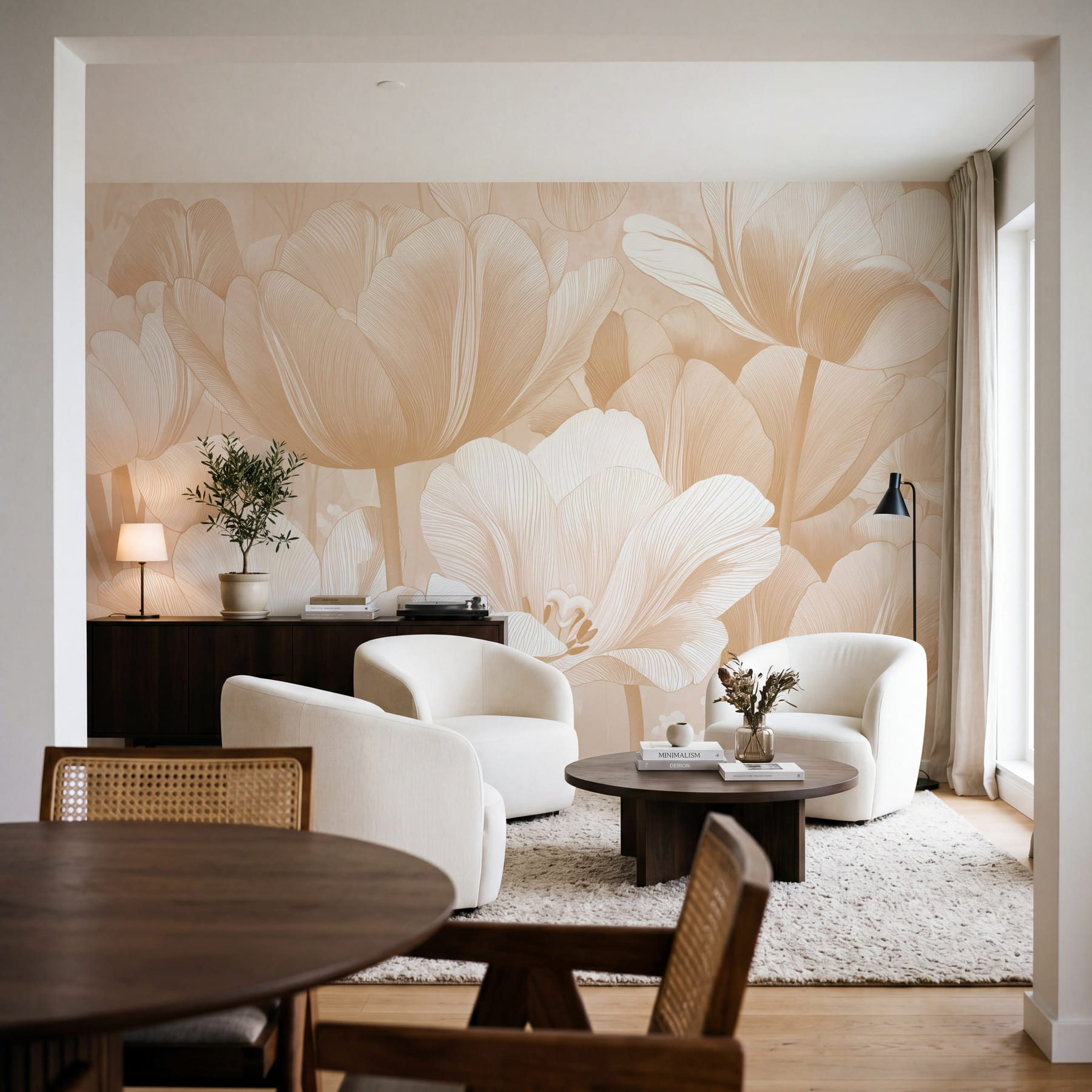 Delicate blooms in soft hues Delicate blooms in soft hues