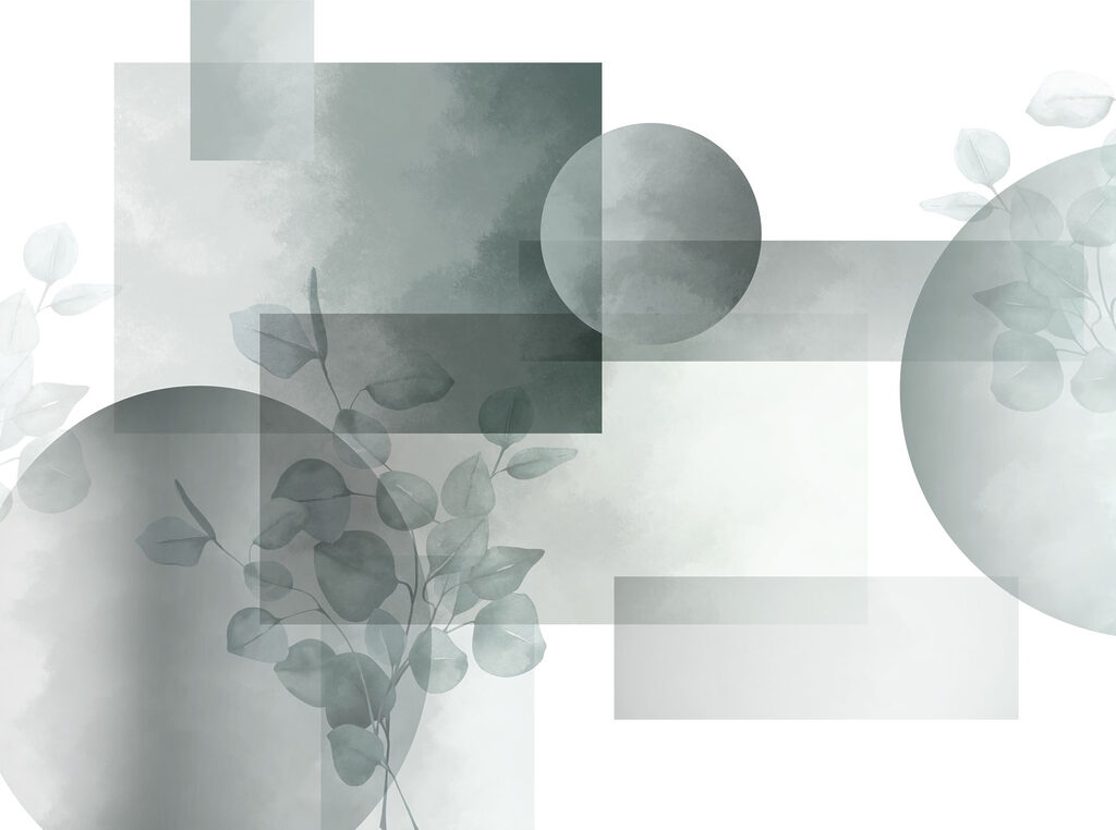 Serene shapes and delicate leaves unite