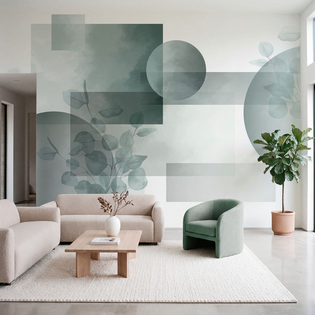 Serene shapes and delicate leaves unite