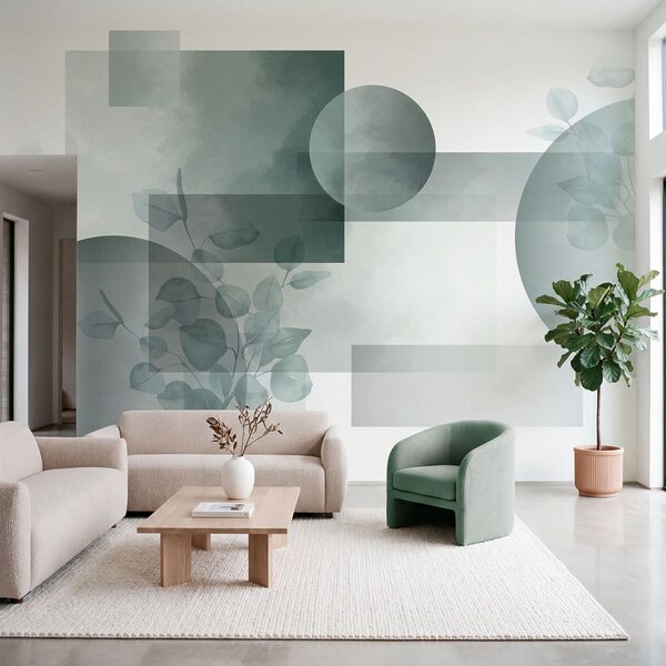 Serene shapes and delicate leaves unite