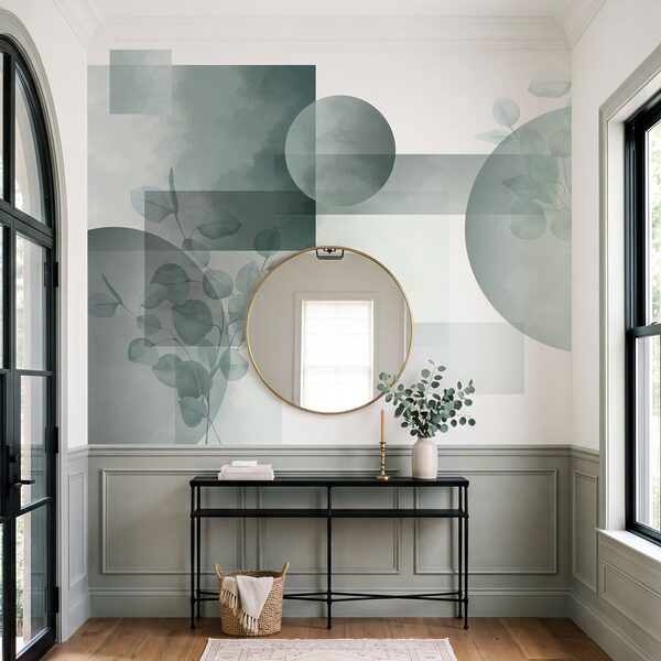 Serene shapes and delicate leaves unite