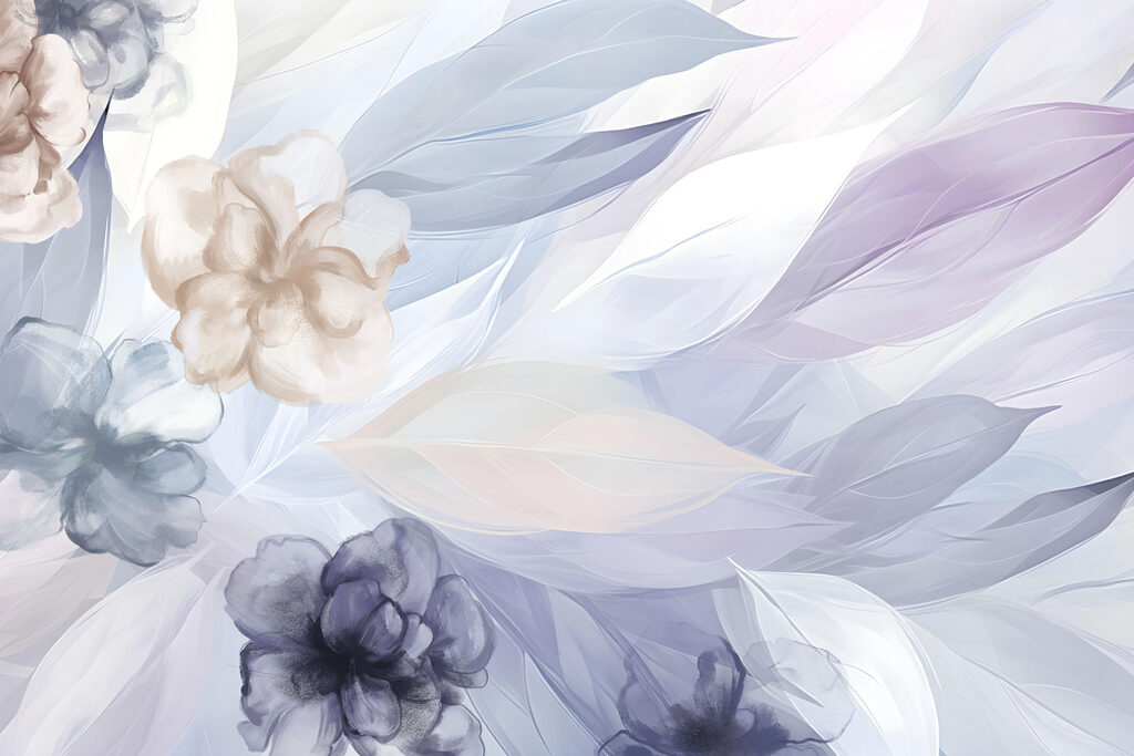 Soft petals in gentle hues