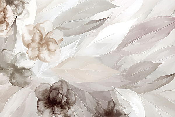 Soft petals and blooms in harmony