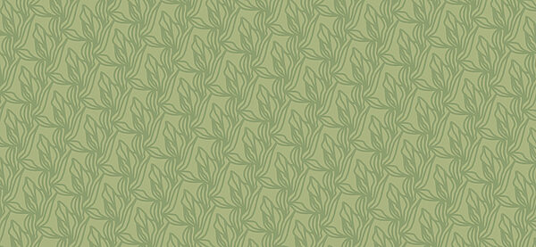 Green pattern with leaves Green pattern with leaves
