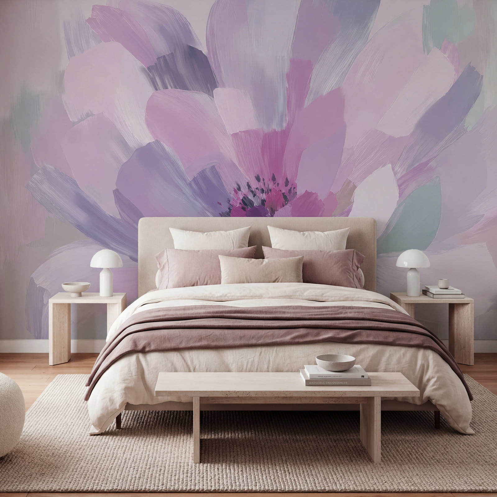 Delicate petals in soft pastel hues Delicate petals in soft pastel hues