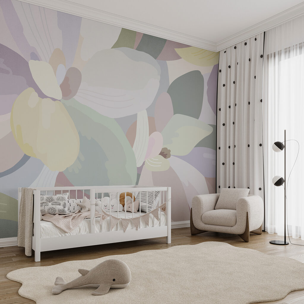 Colorful flower painting