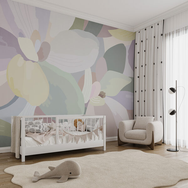 Colorful flower painting