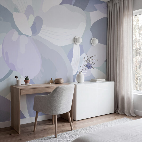 Soft pastel floral abstract design Soft pastel floral abstract design