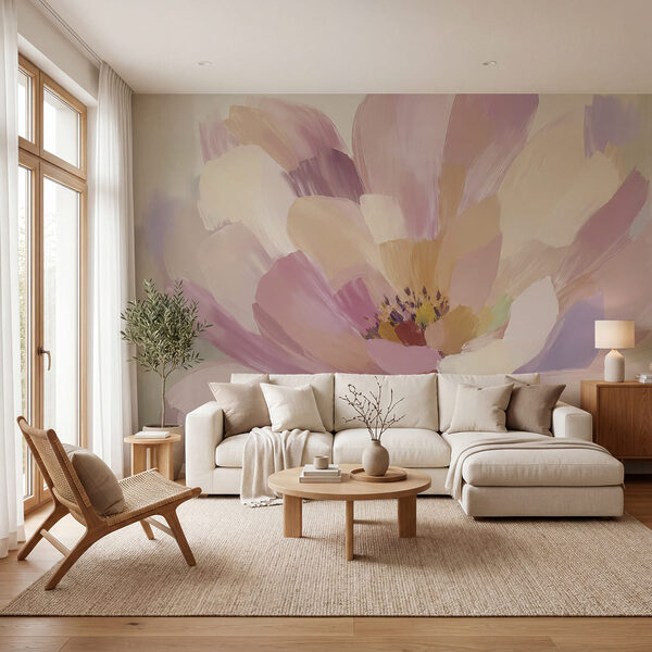 Beautiful flower in soft colors