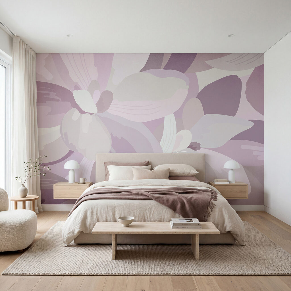 Soft petals in pastel hues