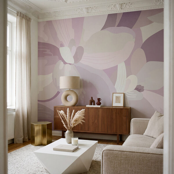 Soft petals in pastel hues