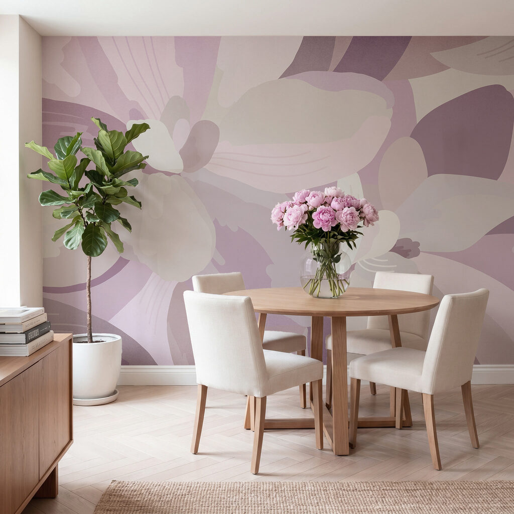 Soft petals in pastel hues