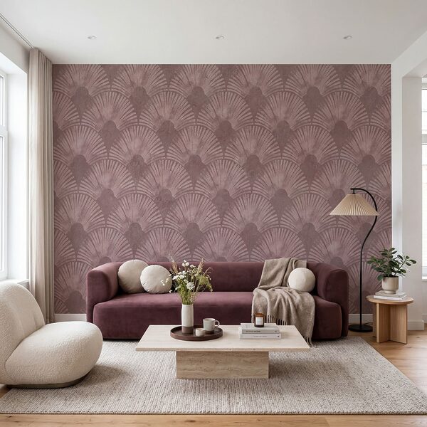 Elegant patterned design in soft tones Elegant patterned design in soft tones