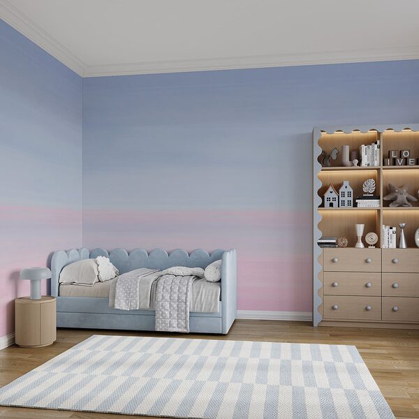 Blue and pink sky Blue and pink sky
