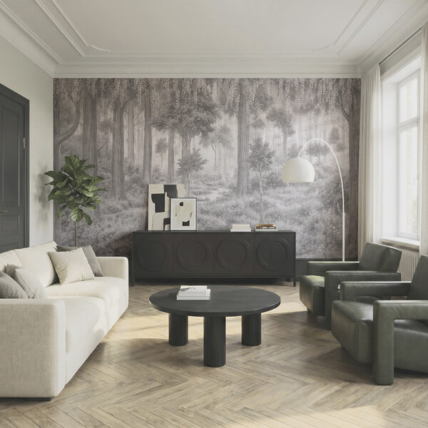 Forest with trees and plants Wall mural Forest with trees and plants
