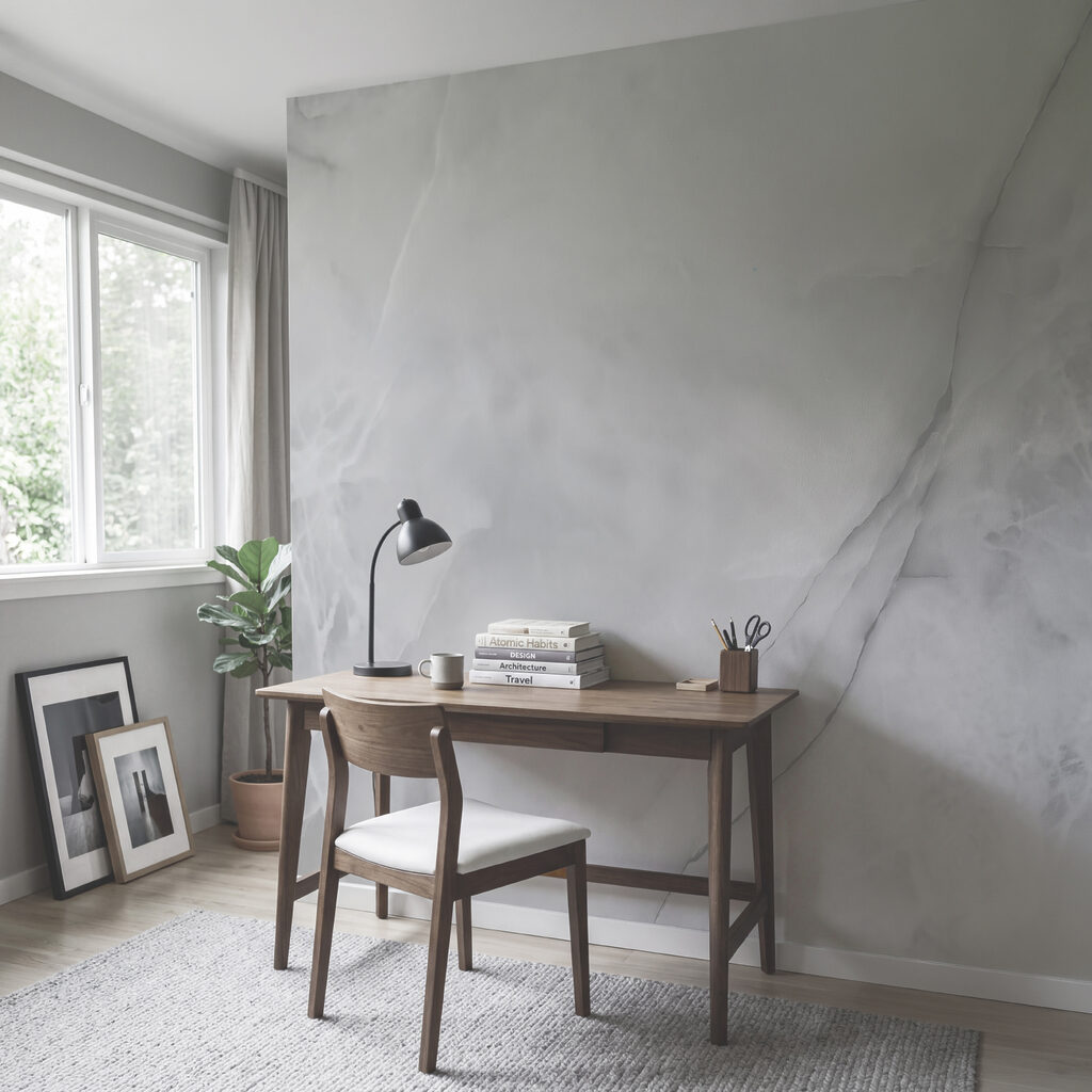 Elegant marble surface with subtle veining Elegant marble surface with subtle veining