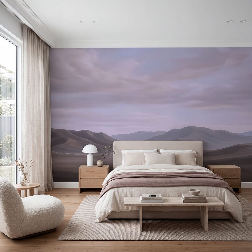 Landscape of a desert with hills and clouds Landscape of a desert with hills and clouds