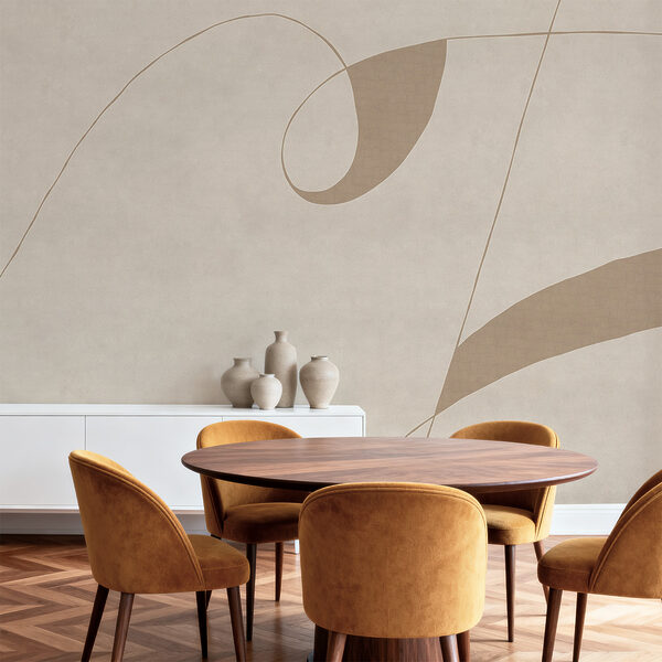 Organic shapes in soft tones Organic shapes in soft tones