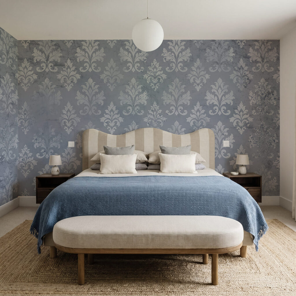 Wallpaper with a pattern