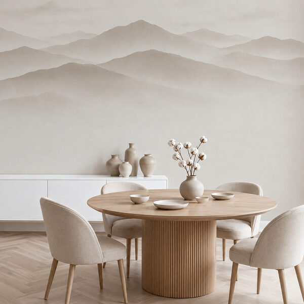 Foggy mountain range Foggy mountain range