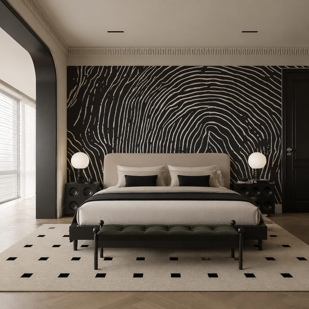Black and white pattern Black and white pattern