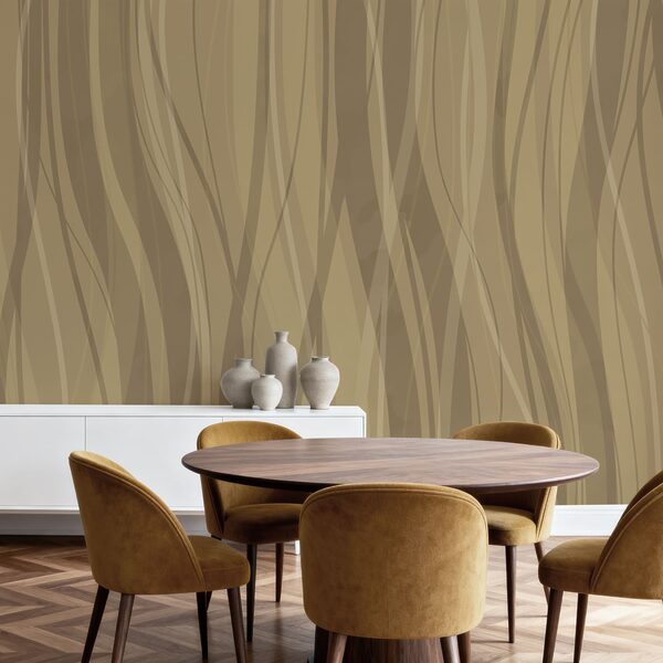 Brown and white wavy pattern Brown and white wavy pattern