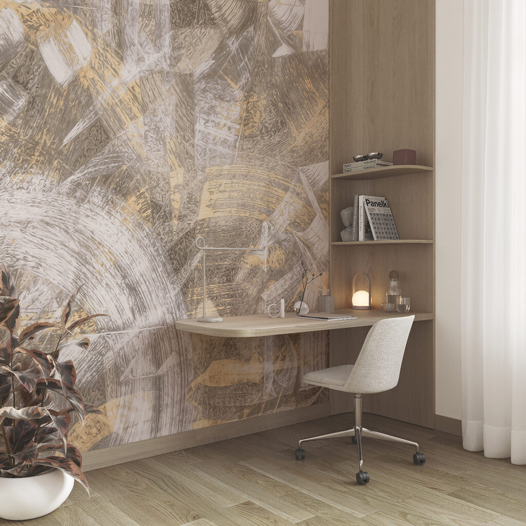 Artistic brushstrokes in soft colors Artistic brushstrokes in soft colors