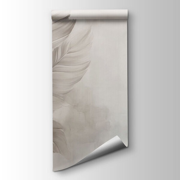 White feathers on a white background