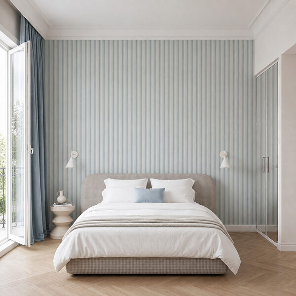 Subtle stripes in calming colors