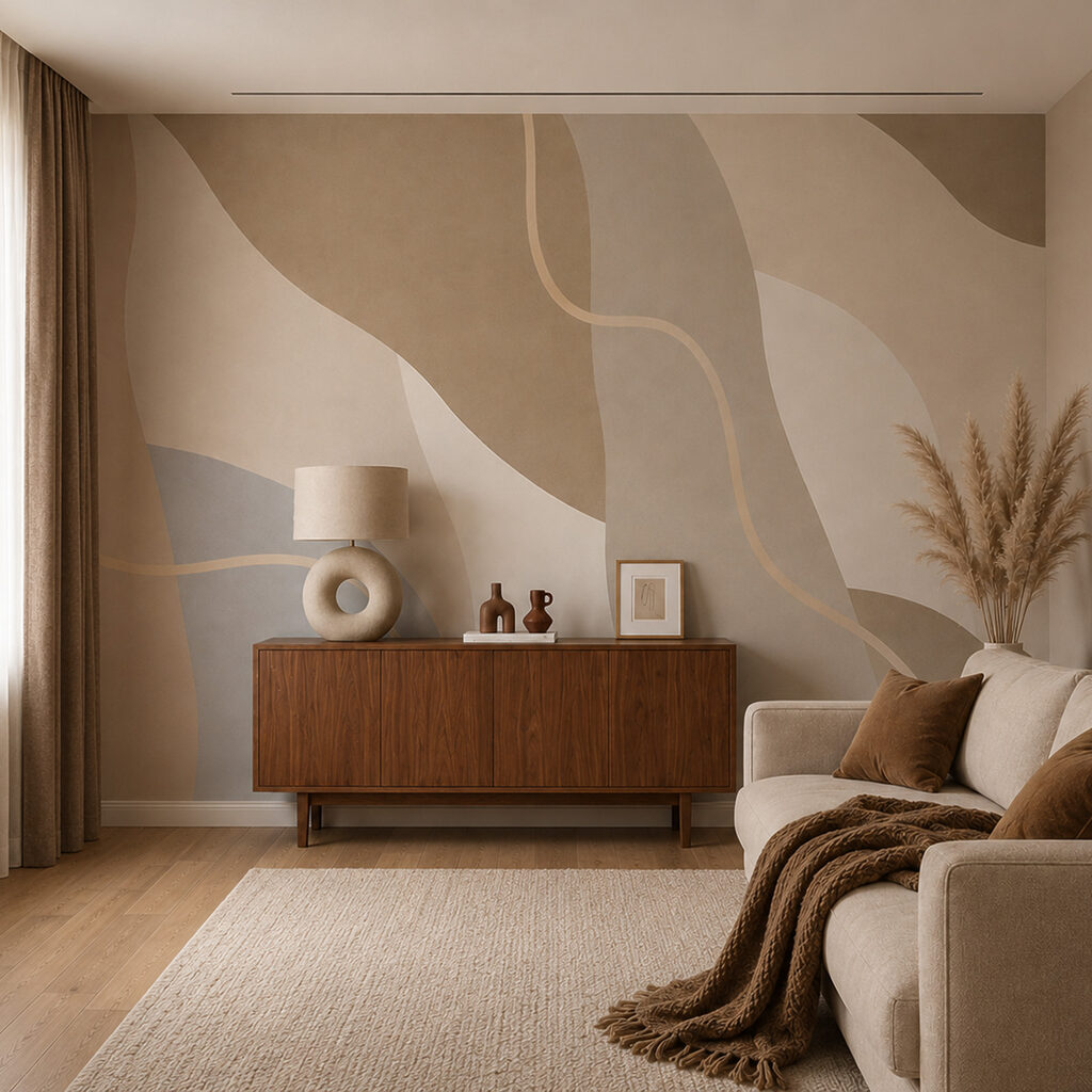 Soft waves of neutral tones Soft waves of neutral tones
