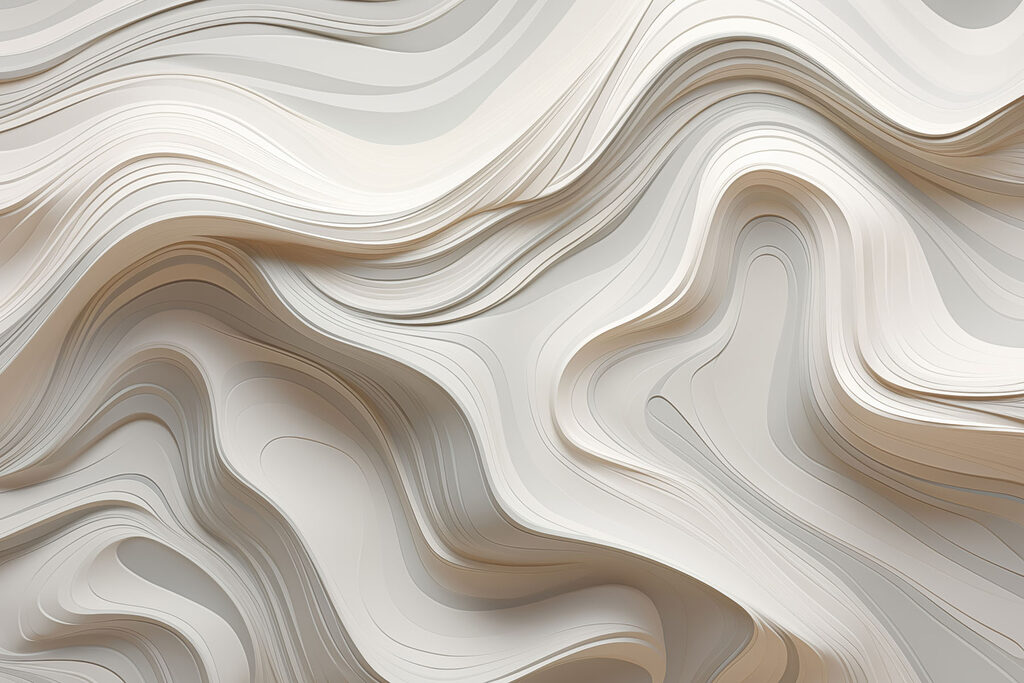 White and grey wavy lines