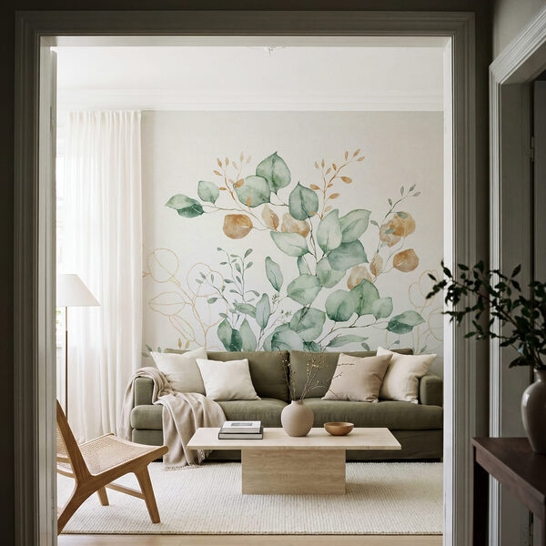 Watercolor painting of leaves Watercolor painting of leaves